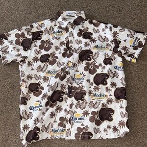 Men's White and Brown Hershey Bears ModeloShirt